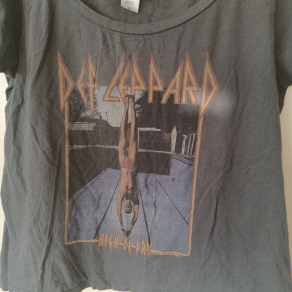 Def Leppard Junk Food Concert Tee,M - Picture 2 of 5